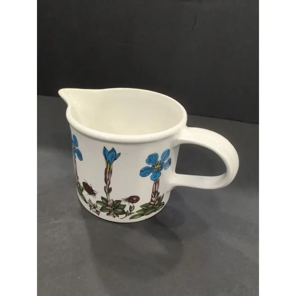 VTG PORTMEIRION ENG. BOTANIC GARDEN CREAMER 8 oz GENTIANA VERNA 1972 Replacement